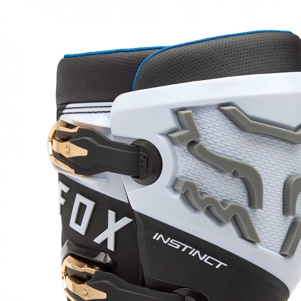 FOX Racing Motocross Boots - INSTINCT 3.0 (White/Black/Grey)