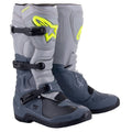 Alpinestars MX Boots - Tech 3 (Dark Grey/Light Grey/Black)