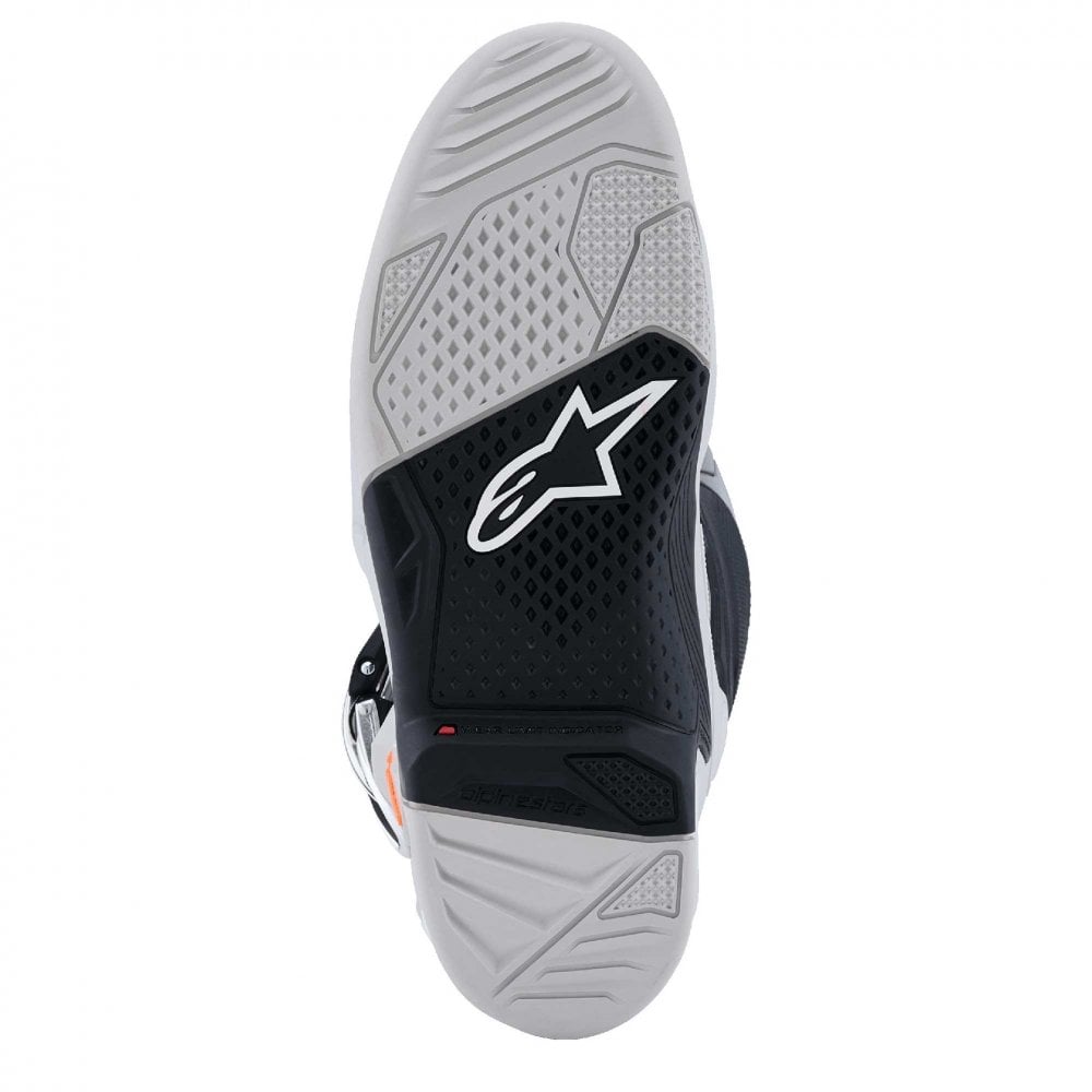 Alpinestars MX Boots - Tech 7 **NEW Model** (Black/Light Grey/Orange Fluo/Magento)