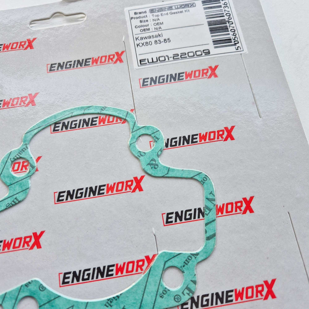 EngineWorx - Top End Gasket Kit - Kawasaki KX80 83-85