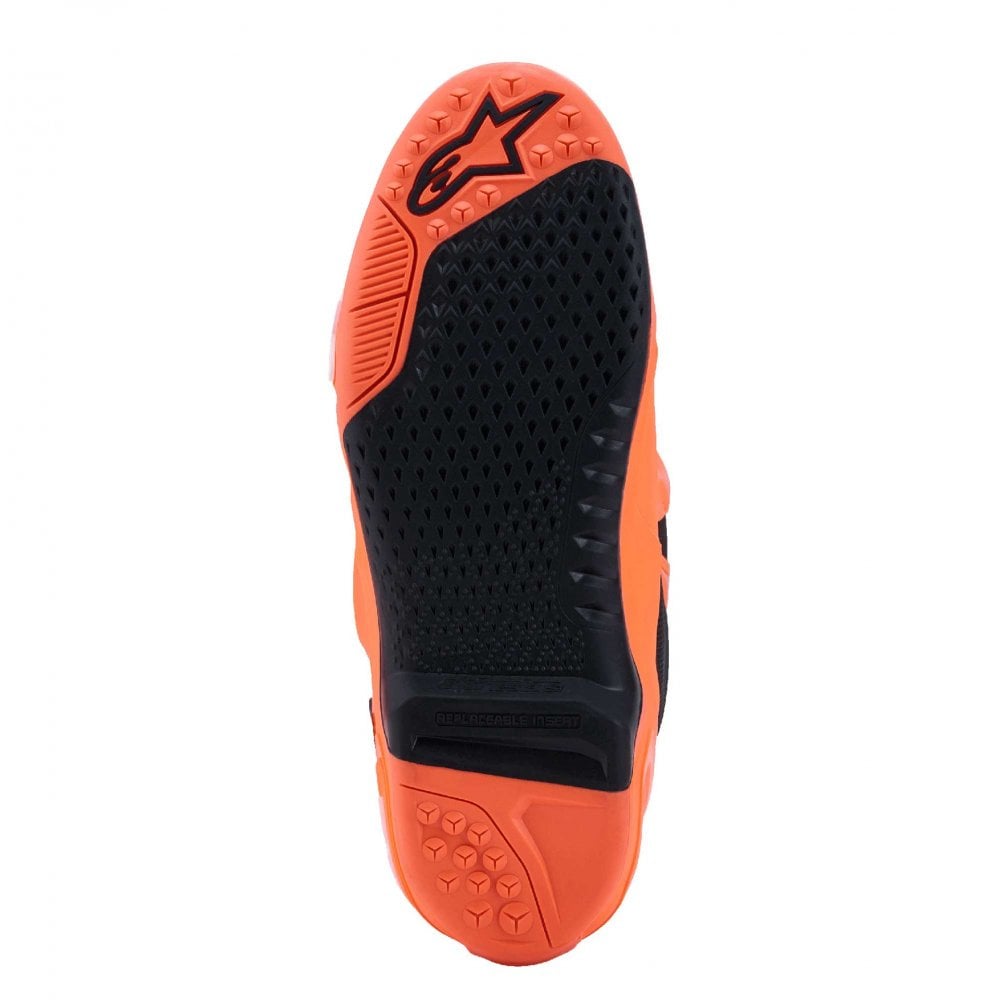 Alpinestars MX Boots - Tech 10 Super Vented (Orange Fluo/Black)