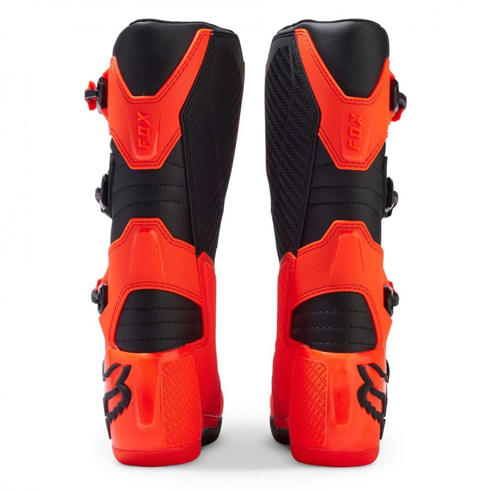 FOX Racing Youth Motocross Boots - COMP (Orange Fluo)