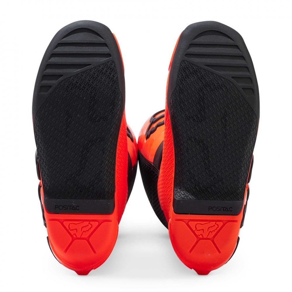 FOX Racing Youth Motocross Boots - COMP (Orange Fluo)