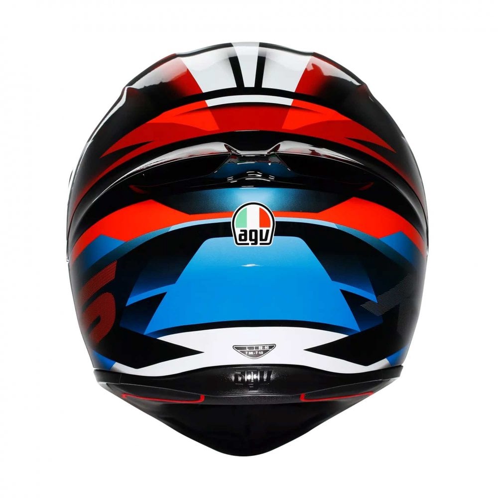 AGV K1-S Fastlap Motorcycle Helmet (Black/Red/Blue)