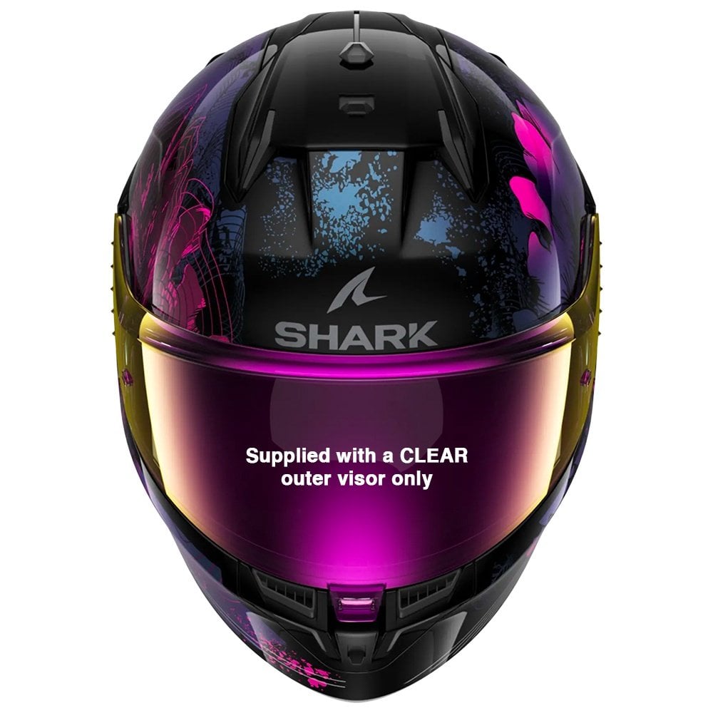 Shark D-Skwal 3 Mayfer Helmet (Black/Purple/Pink)