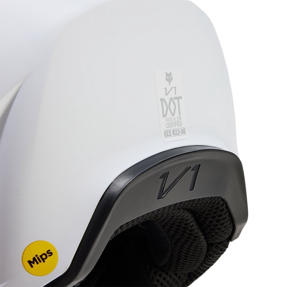 FOX MX | Enduro Helmet - V1 PLAIN (Matte White)