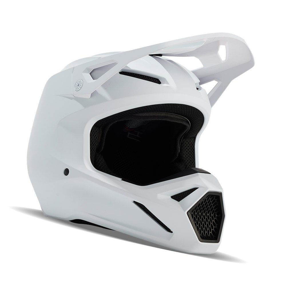 FOX MX | Enduro Helmet - V1 PLAIN (Matte White)