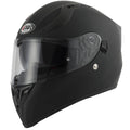 Vcan H128 Plain Motorcycle Helmet (Matt Black)
