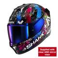Shark (2025) Helmet - Skwal I3 Hellcat - Black/Purple/Blue (KUB)