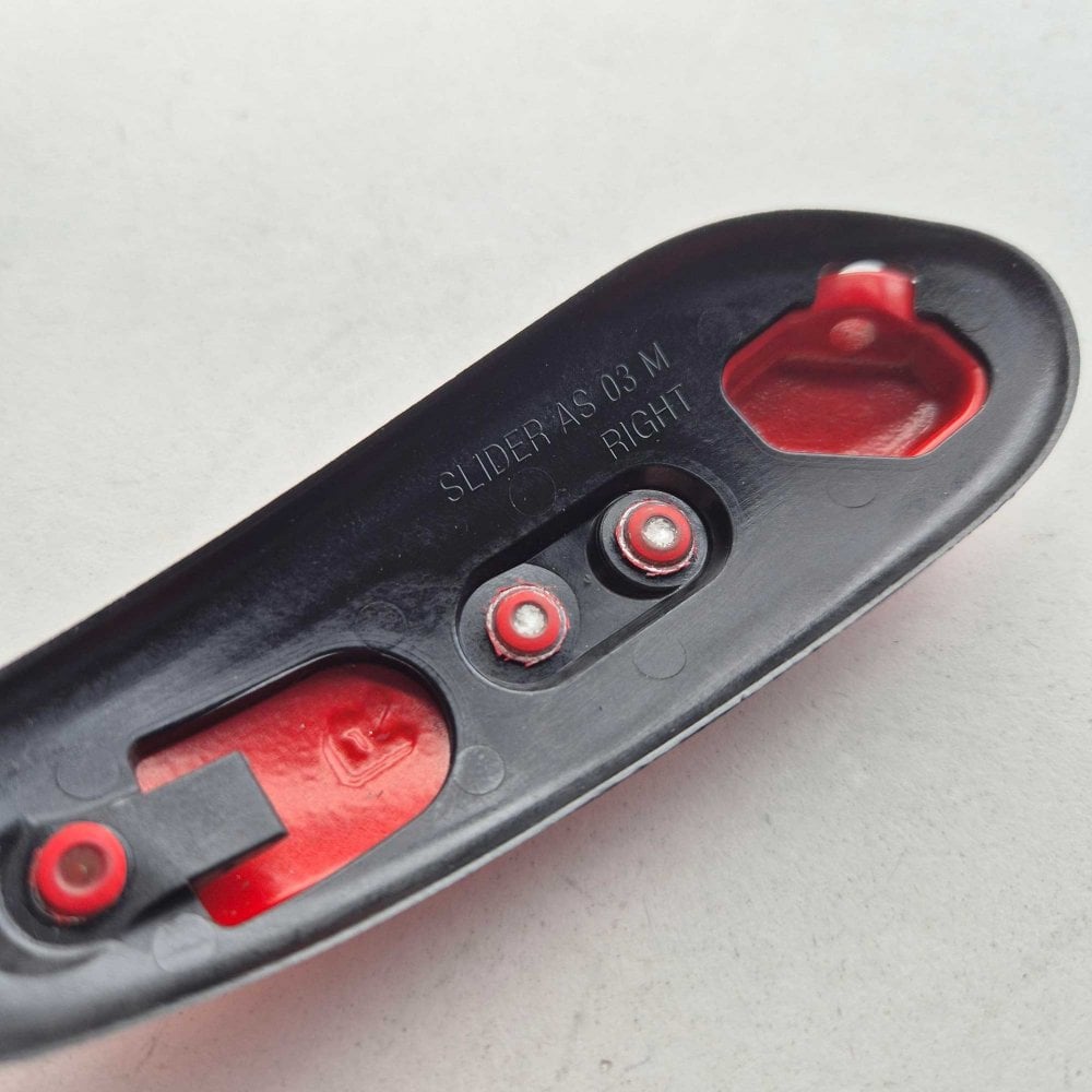 Alpinestars (Boot Spares) Toe Sliders - TPU/Aluminium - Supertech R, SMX Plus, SMX 6, SMX 3, SMX-1R (2015 On) *AS03* (Red)