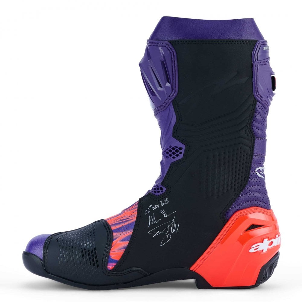 Alpinestars (Limited Edition) Boots - SuperTech R Vented - FLYTE (Purple/Red/White/Black)