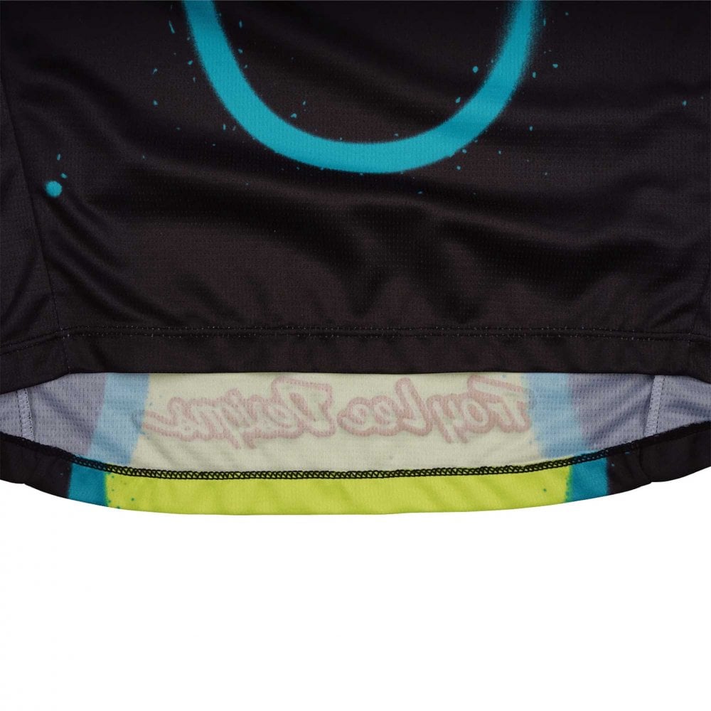 Troy Lee Motocross Kids | Youth Jersey - GP Pro MEMBRANE (Black/Teal/Pink/Glo Yellow)