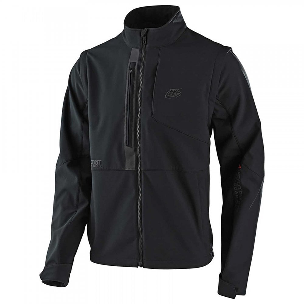 Troy Lee Designs Enduro Jacket - Scout Softshell (Black)