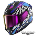 Shark (2026) Helmet - Skwal I3 Speed Fancy Black/White/Blue