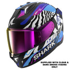 Shark (2026) Helmet - Skwal I3 Speed Fancy Black/White/Blue