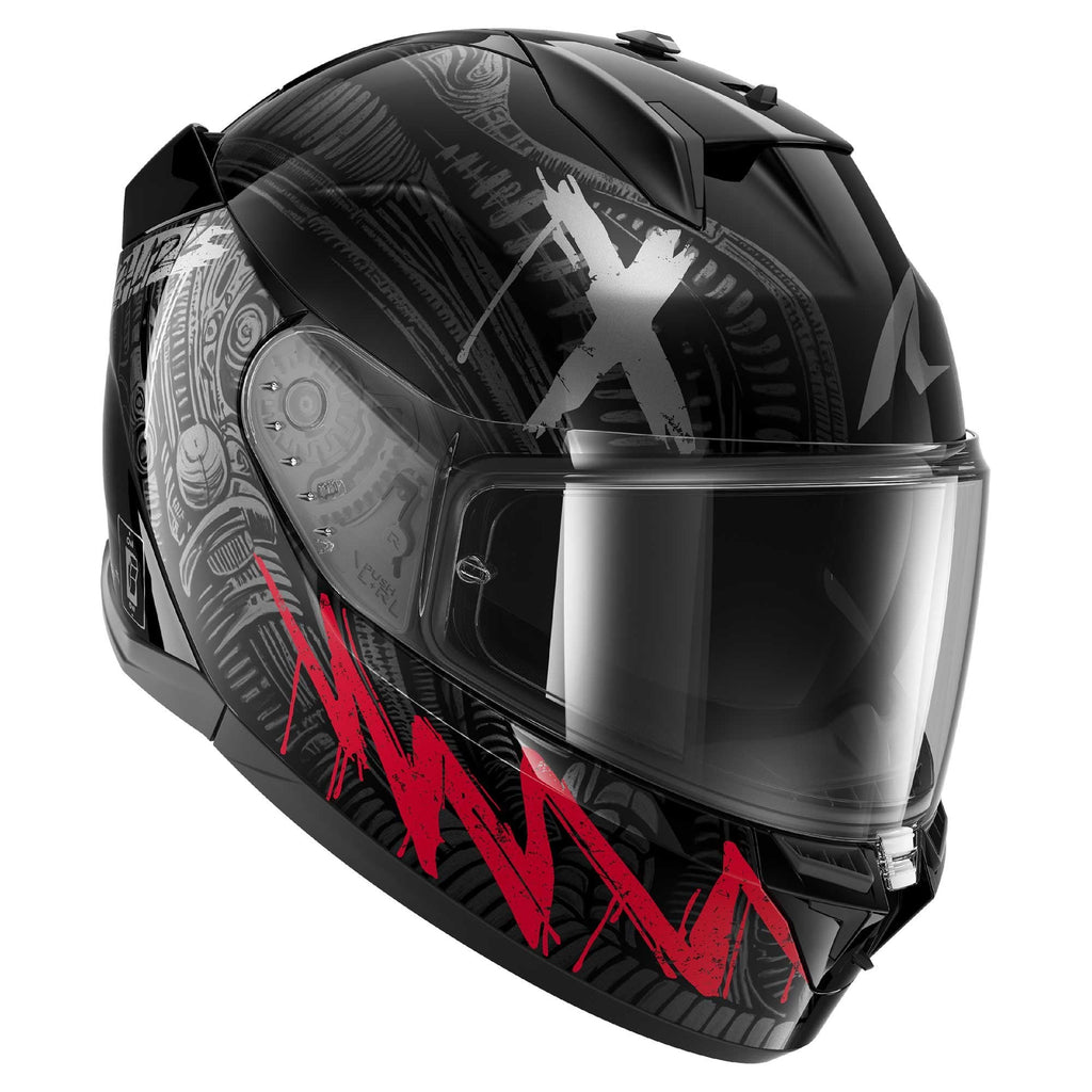 Shark (2026) Helmet - D-Skwal 3 Shiever Black/Anthracite/Red