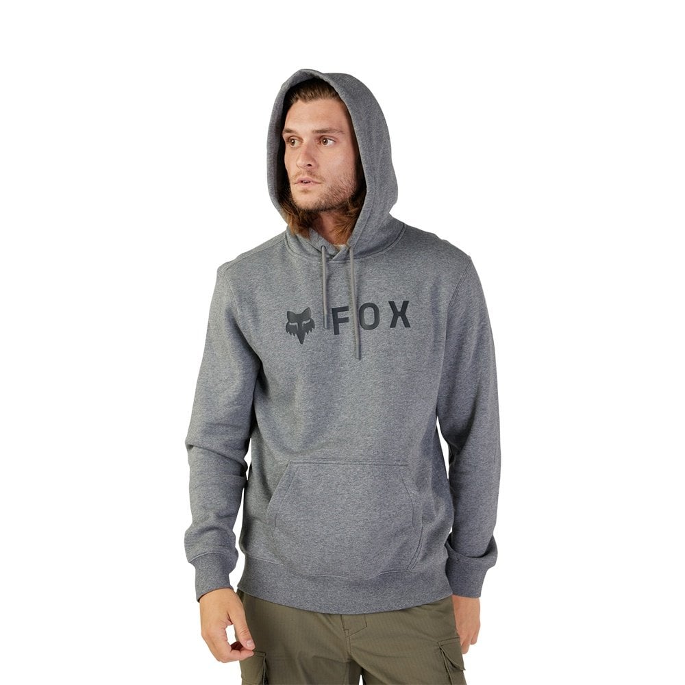 FOX Racing Mens Hoodie - ABSOLUTE Fleece Pullover (Heather Graphite)