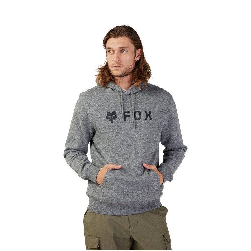 FOX Racing Mens Hoodie - ABSOLUTE Fleece Pullover (Heather Graphite)