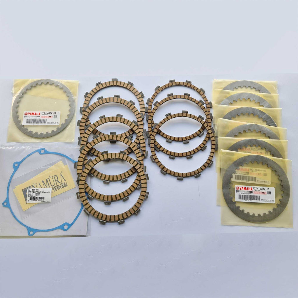 Prox - Clutch Plates - FRICTION inc OEM Yamaha Steel Plates - ATV YFZ450 14-23