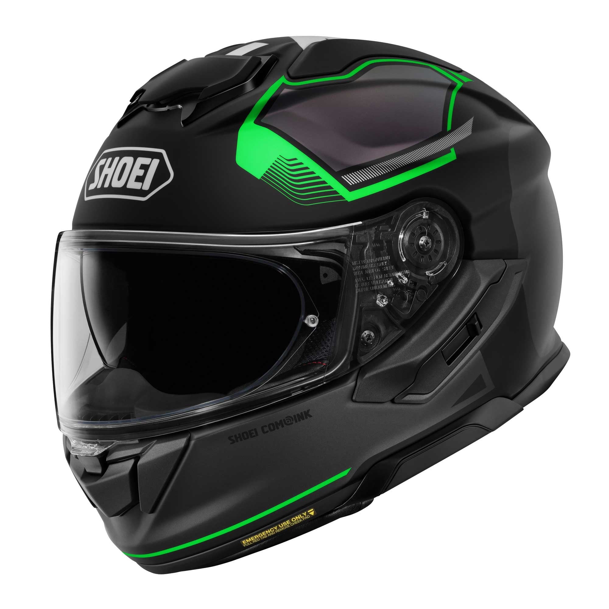 Shoei GT Air 3 Mike TC-4 Motorcycle Helmet (Matte Green/Black)