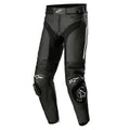 Alpinestars Missile V3 Motorcycle Leather Jeans (Black/White) *Regular Leg*