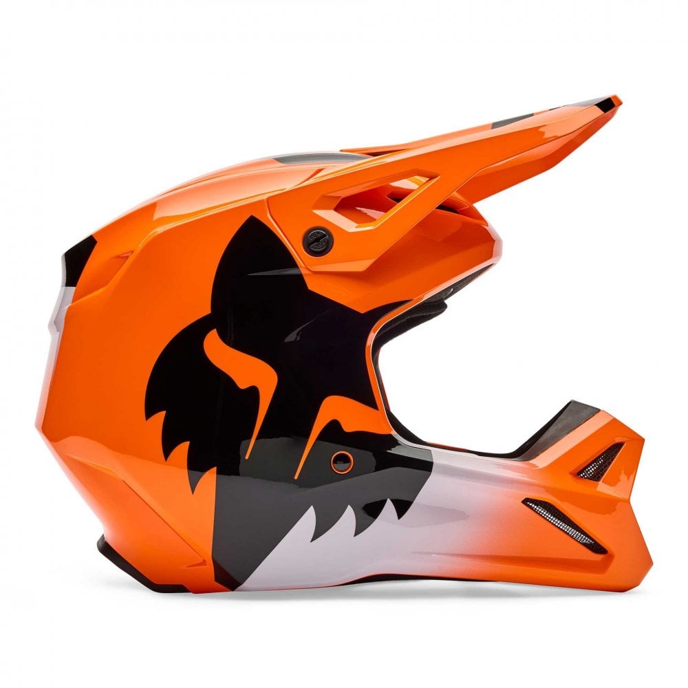 FOX MX | Enduro Helmet - V1 SHIELD (Fluo Orange)