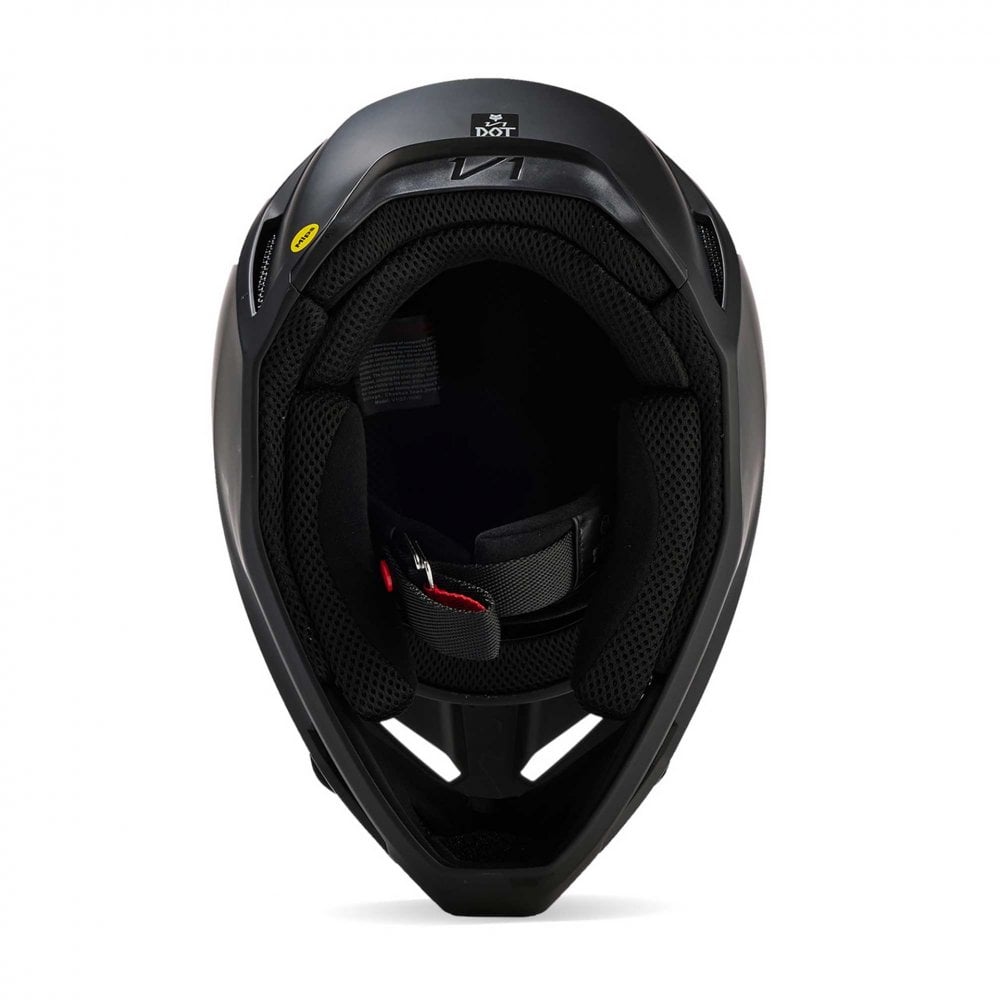FOX Racing MX Youth Helmet - V1 PLAIN (Matte Black)