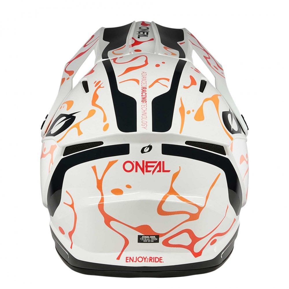 O'Neal (MX26) Helmet - 1SRS - SPLASH (White/Orange)