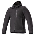 Alpinestars Neo Waterproof Hoodie Motorcycle Softshell Jacket (Black/Black)