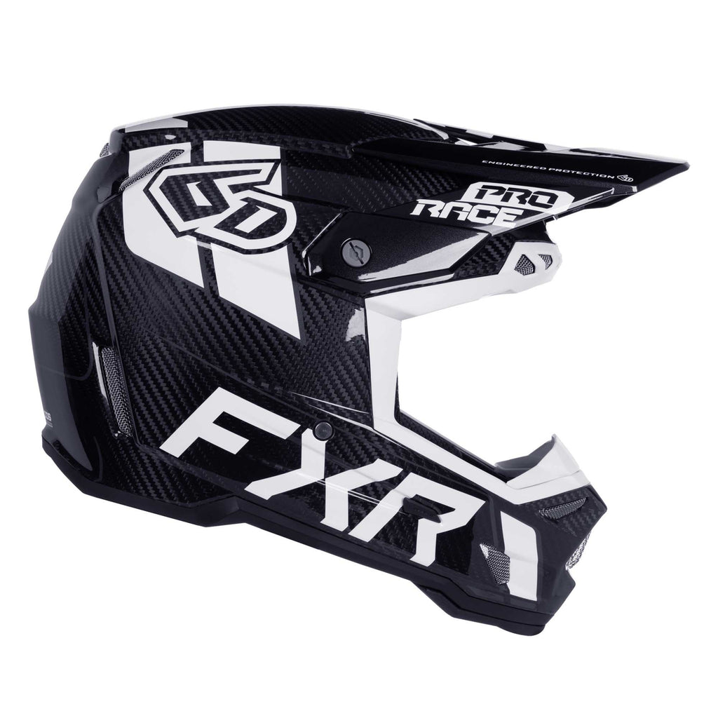 6D (MX26) Youth Helmet - ATR-3Y - FXR Prime (Black/White)