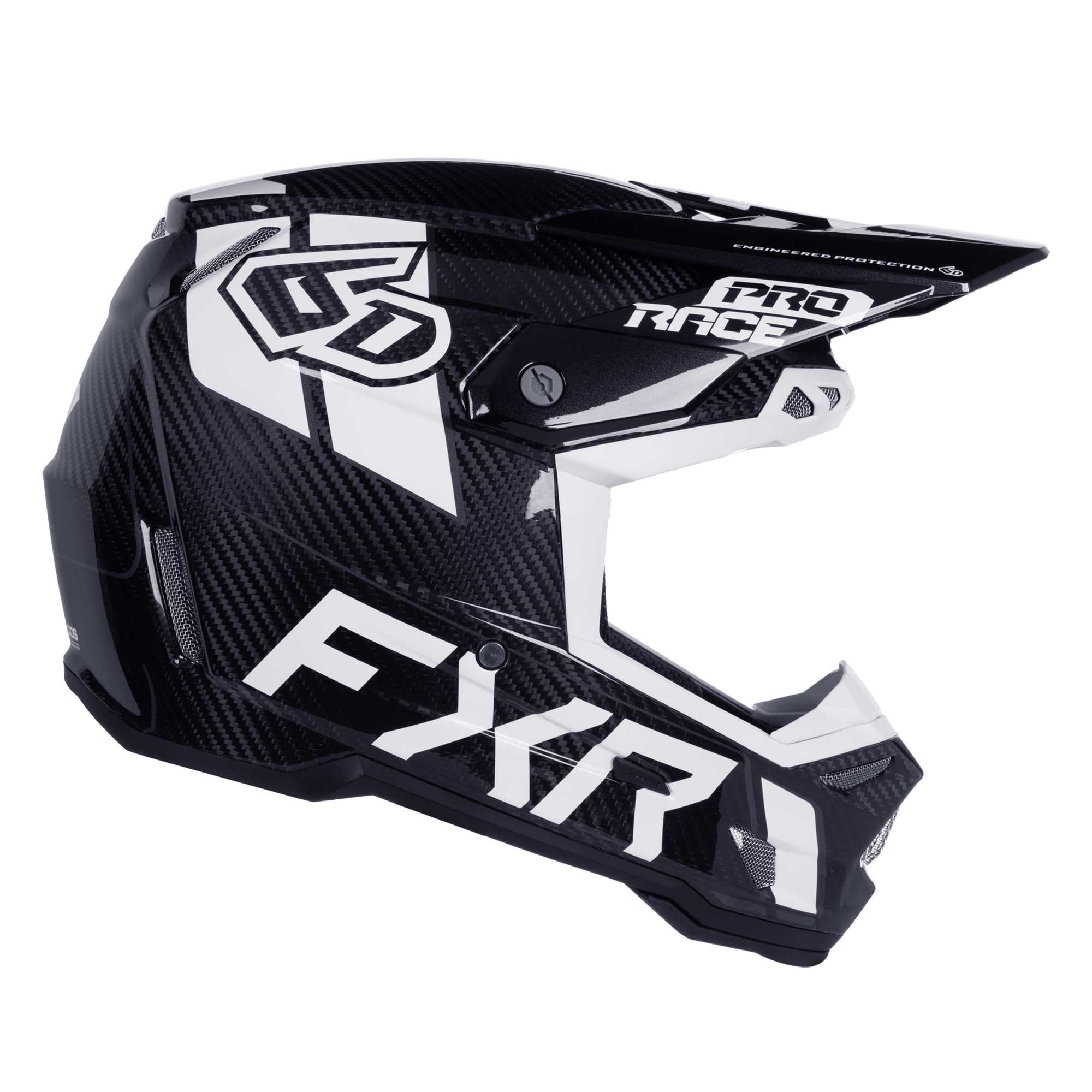 6D (MX26) Youth Helmet - ATR-3Y - FXR Prime (Black/White)