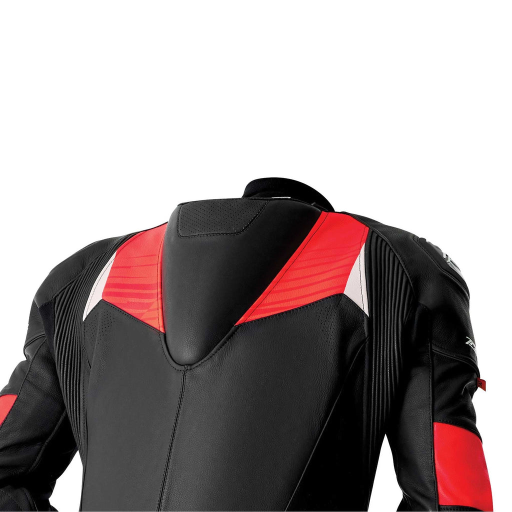 RST Motorcycle 1pc Race Suit - Tractech EVO D3O Armour (Black / Flo Red)