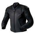 RST Motorcycle Sports | Road Leather Jacket - S1 D3O Armour (Black / Black / Black)