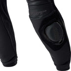 RST Motorcycle Race | Road Leather Jeans - Tractech Evo D3O Armour *Short Leg* (Black / Black)