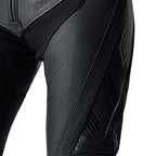 RST Motorcycle Race | Road Leather Jeans - Tractech Evo D3O Armour *Short Leg* (Black / Black)