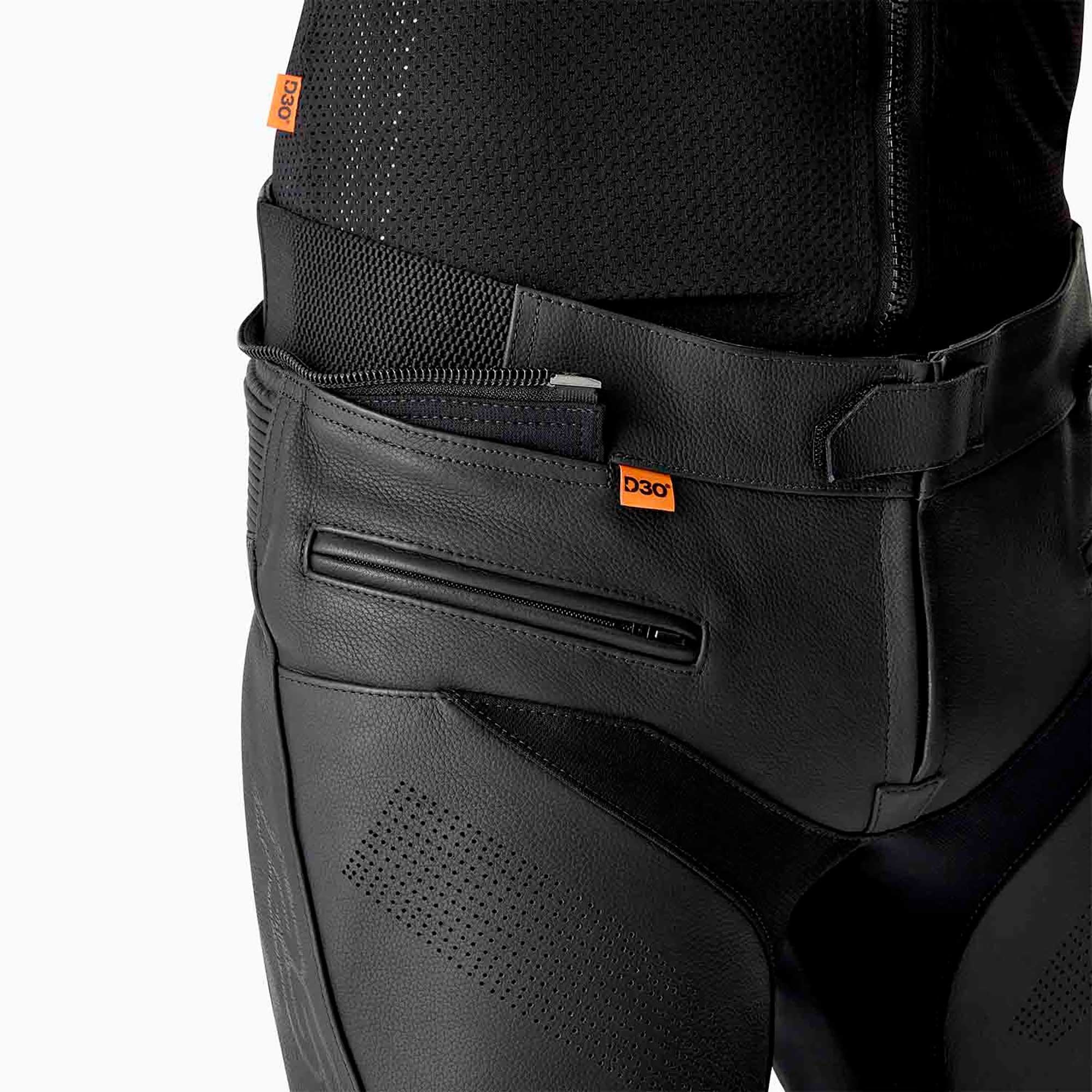 RST Motorcycle Sports | Road Leather Jeans - S1 D3O Armour *Short Leg* (Black)