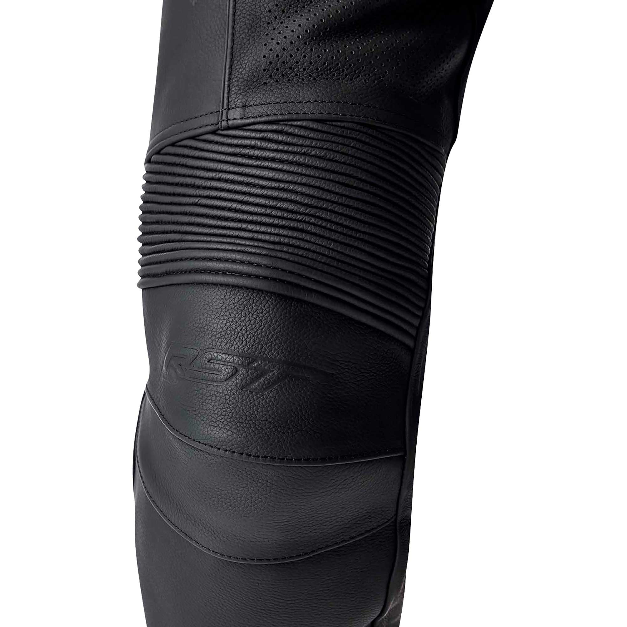 RST Motorcycle Sports | Road Leather Jeans - T2 D3O Armour (Black)
