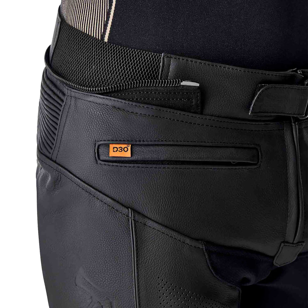 RST Motorcycle Sports | Road Leather Jeans - T2 D3O Armour *Short Leg* (Black)