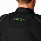 RST Motorcycle Sports | Road Textile Jacket - S1 D3O Armour (Black / Grey / Flo Green)
