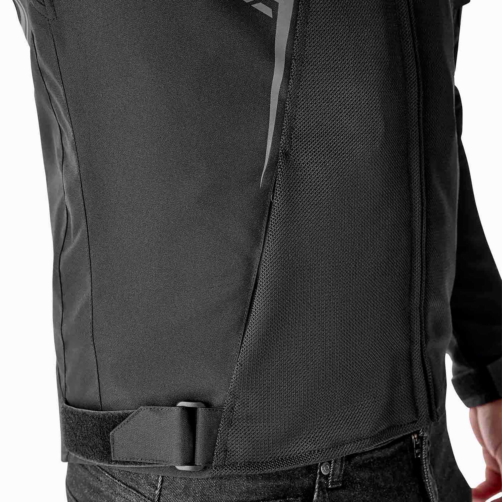 RST Women's Motorcycle Textile Jacket - S1 Mesh D3O Vented (Black / Black)