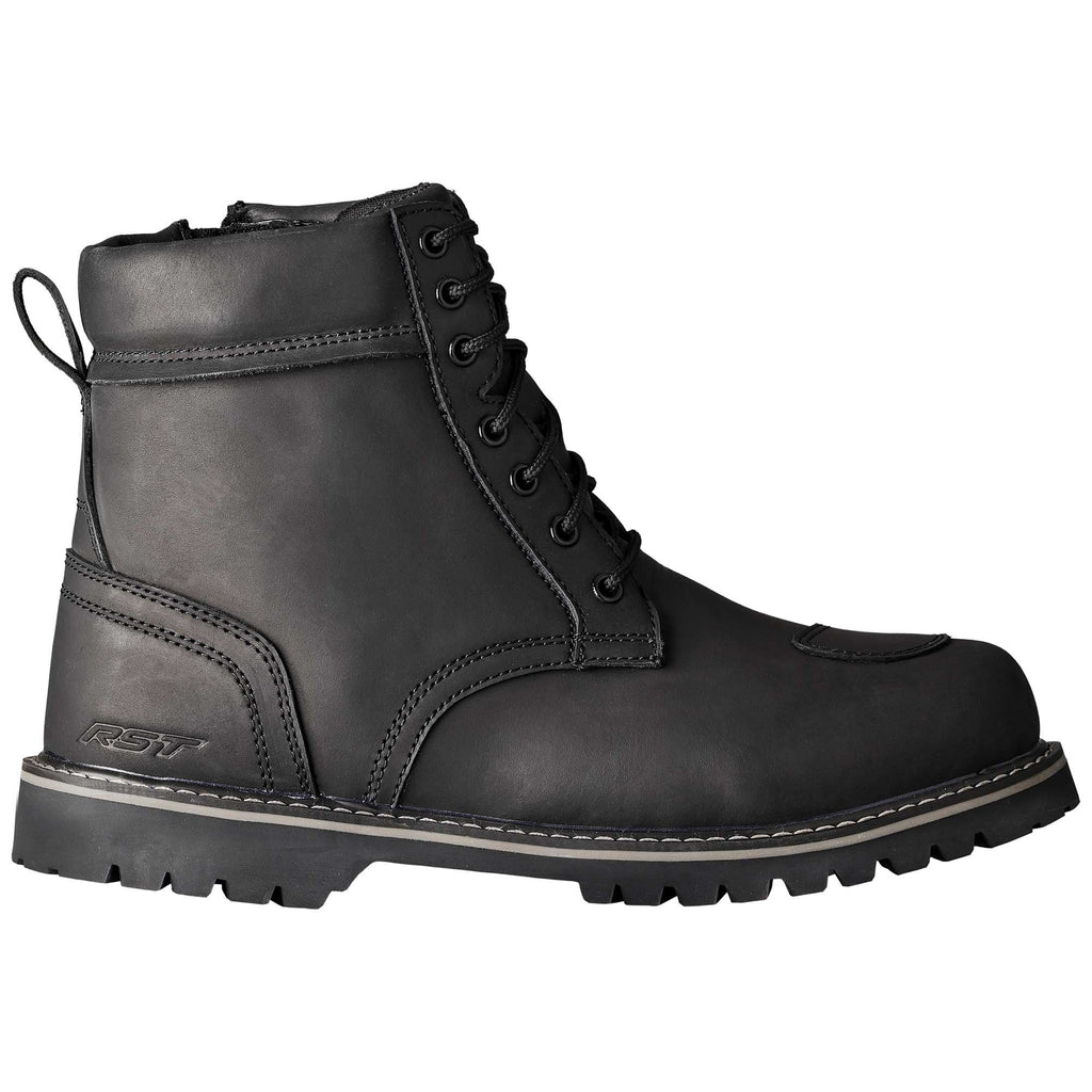 RST Motorcycle Urban | Classic Boots - Roadster 3 CE Waterproof Riding Shoes (Black)