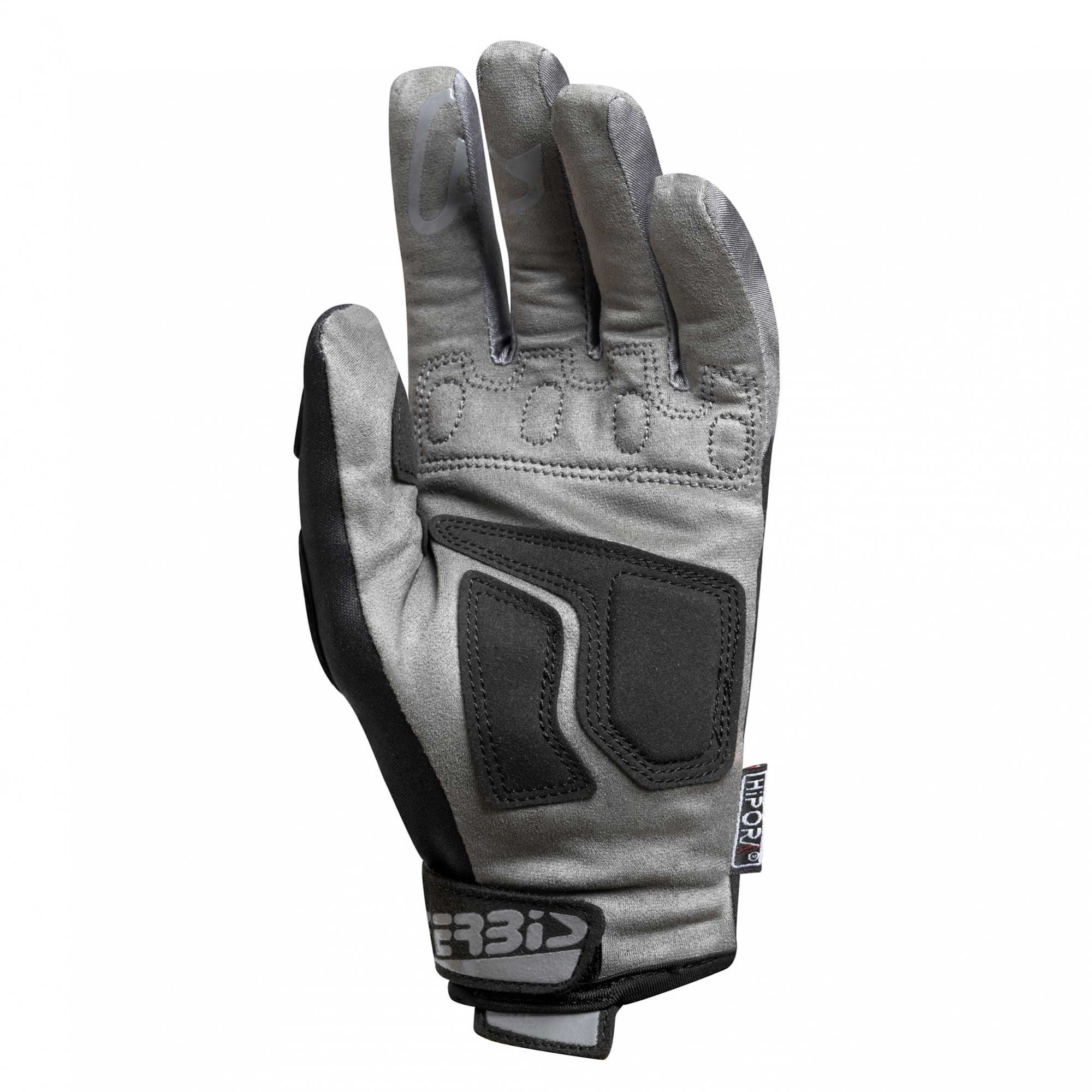 Acerbis (MX26) Gloves - MX-WP Homologated CE - WATERPROOF - Grey/Black