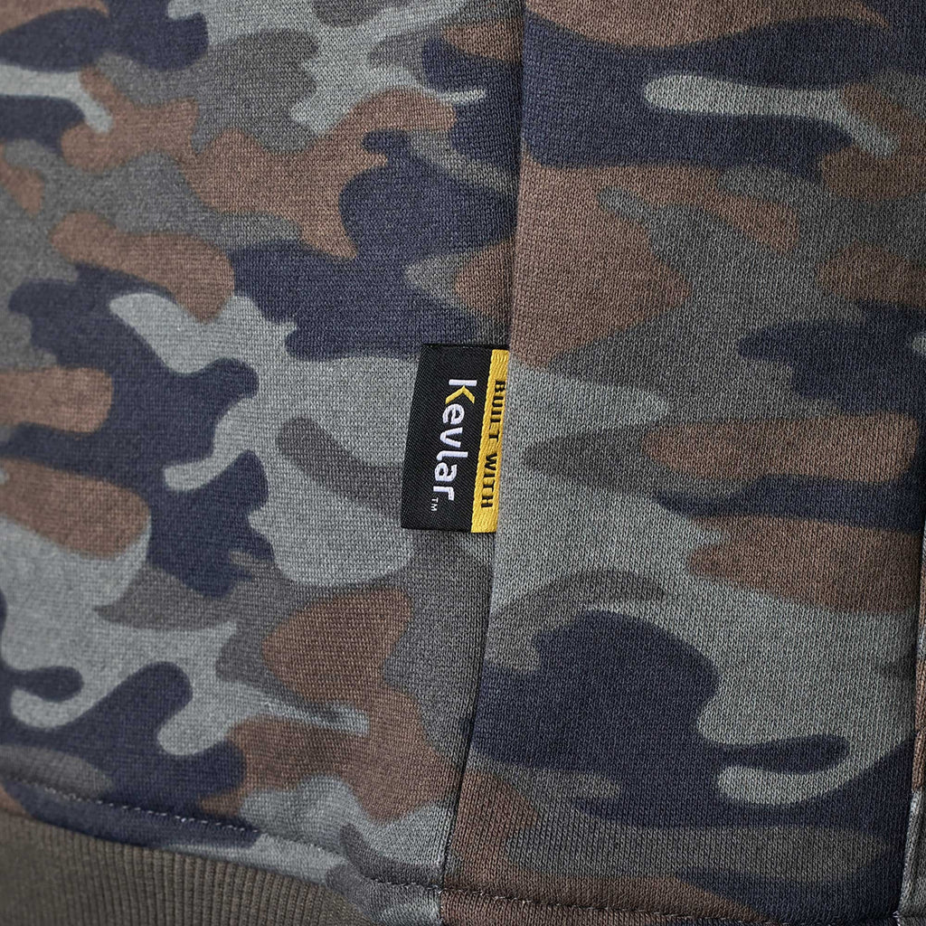 RST Motorcycle Riding Hoodie - Zip Through Urban CE (Camo)