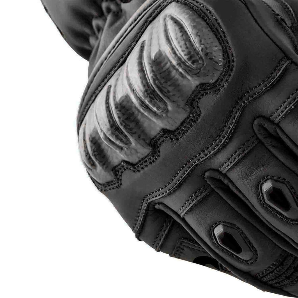 RST S1 V2 CE Motorcycle Road | Sports Leather Gloves (Black / Black)