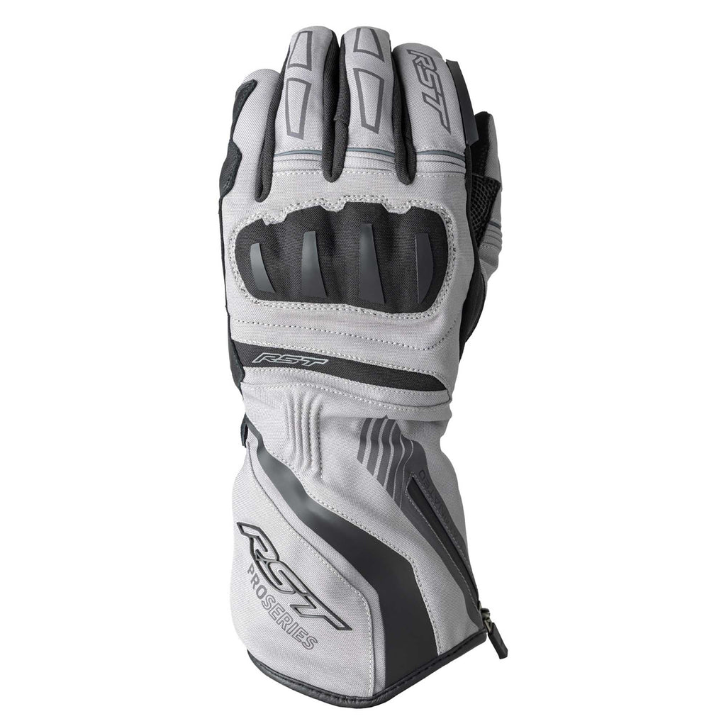 RST Motorcycle Winter Gloves - Pro Series Vega Laminated Waterproof (Silver / Black)