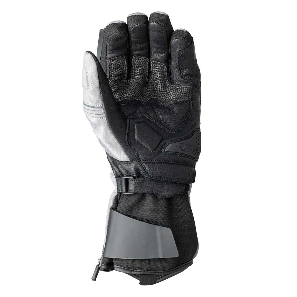 RST Motorcycle Winter Gloves - Pro Series Vega Laminated Waterproof (Silver / Black)