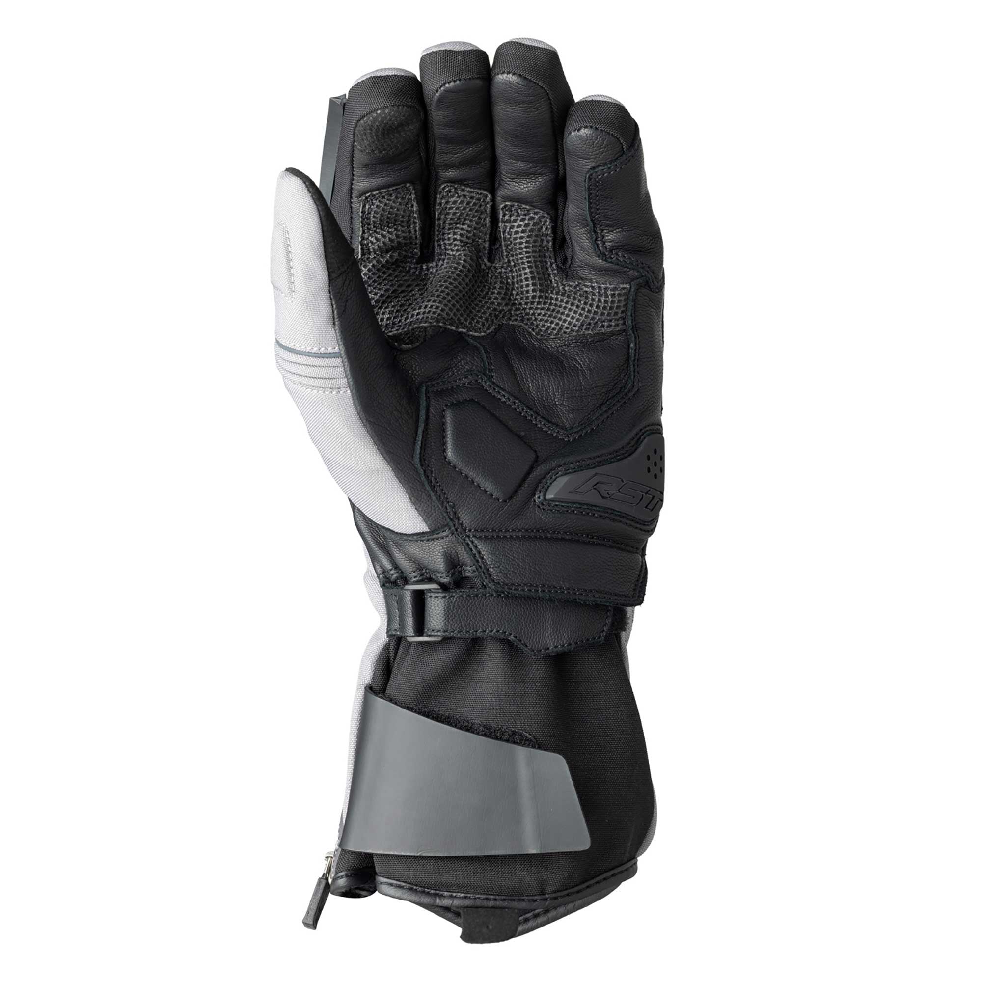 RST Motorcycle Winter Gloves - Pro Series Vega Laminated Waterproof (Silver / Black)