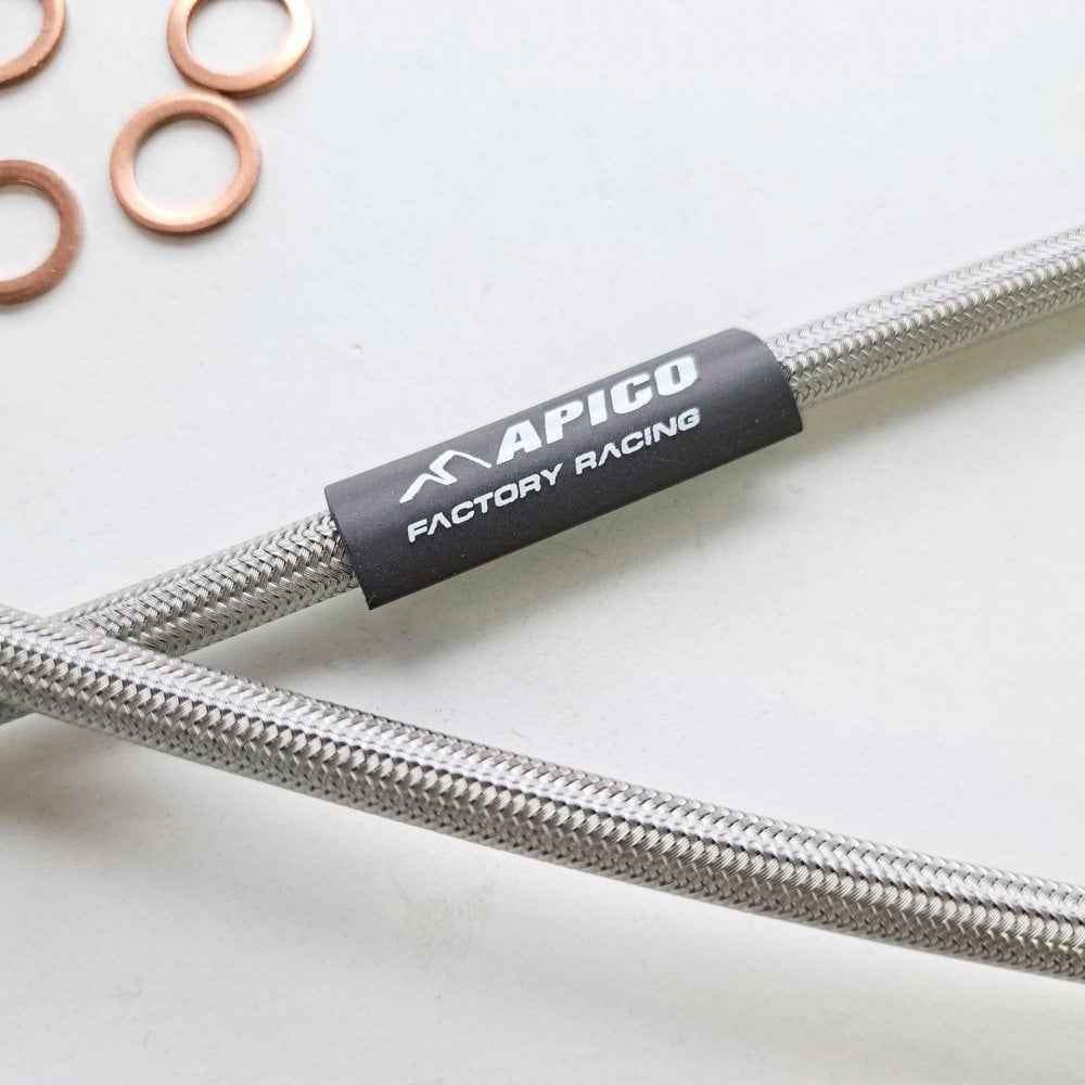 Apico - Brake Hose - Front - YZ80 93-01, YZ85 02-26