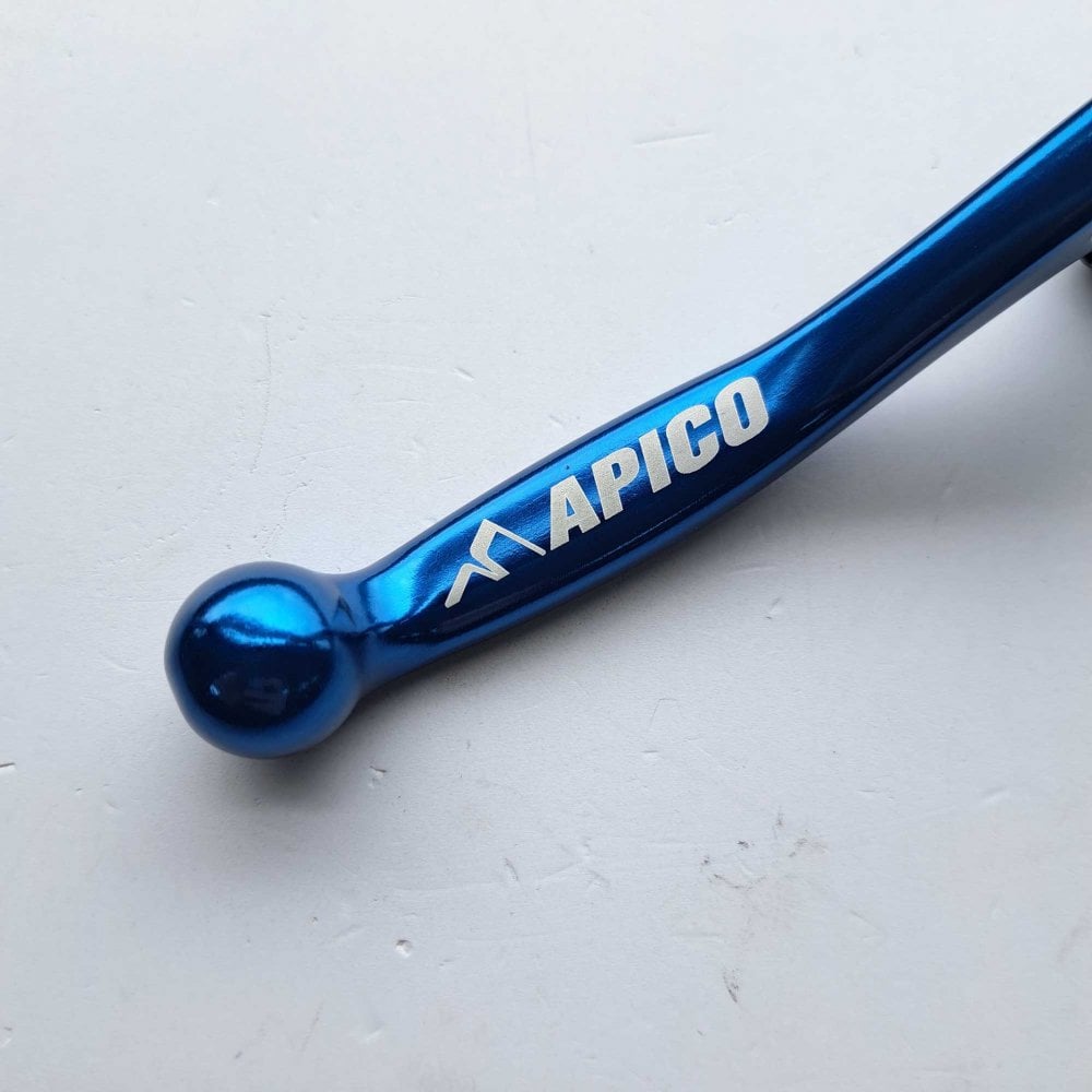 Apico - Front Brake Lever - LEB11 - CR80/85 98-07, CRF150 07-26, CR125/250 92-07, CR500 87-01, CRF250/450 02-06, CRF250X 04-19, CRF450X 05-18, Beta RR 06-26, Gas Gas EC/XC/ECF 00-20, RM125/250 96-03, DRZ400E 02-08, TM