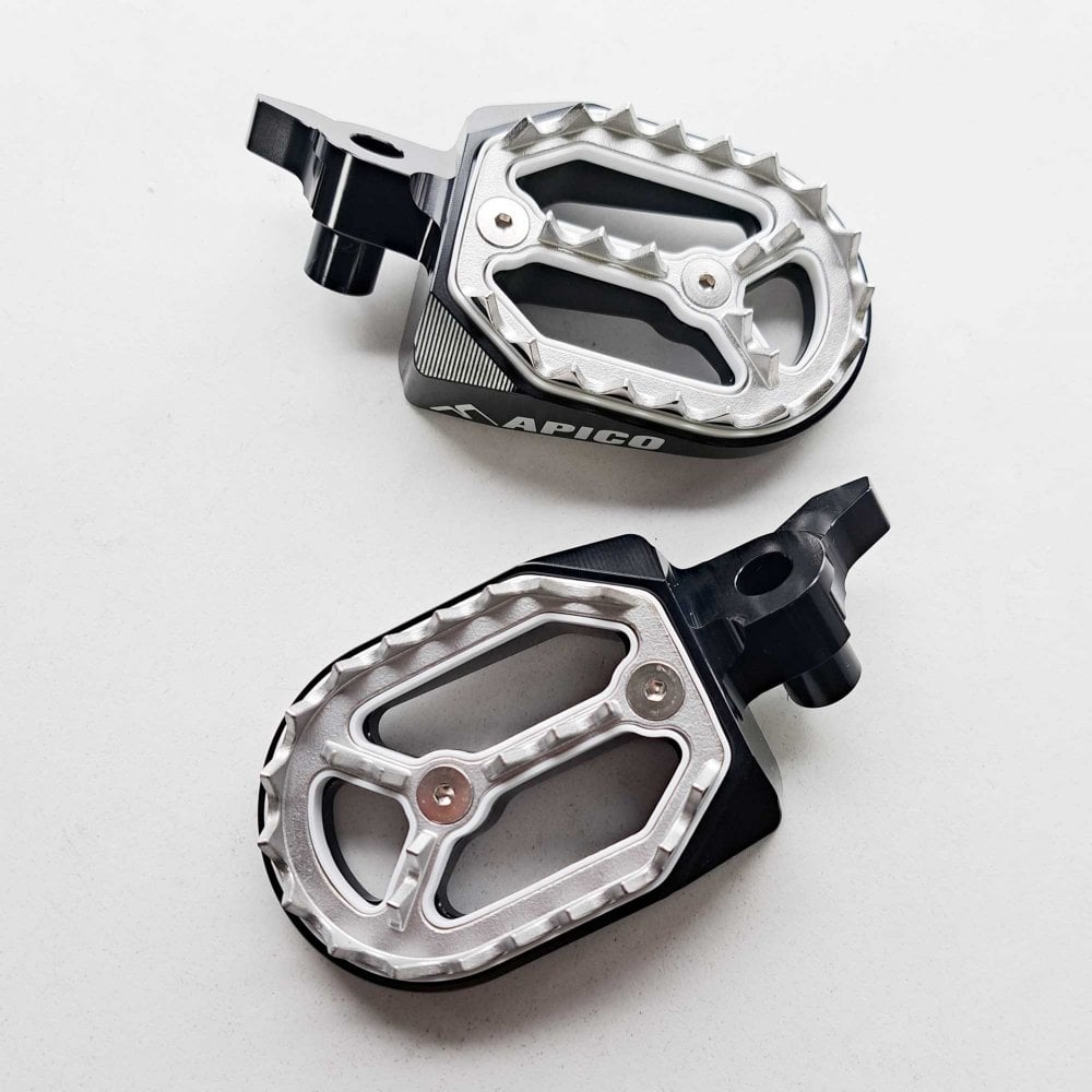 Apico - Foot Pegs - Pro-Bite - YZF250 24-26. YZF450 23-26, WRF250 25-26, WRF450 24-26, YZF250X 25-26, YZF450X 24-26